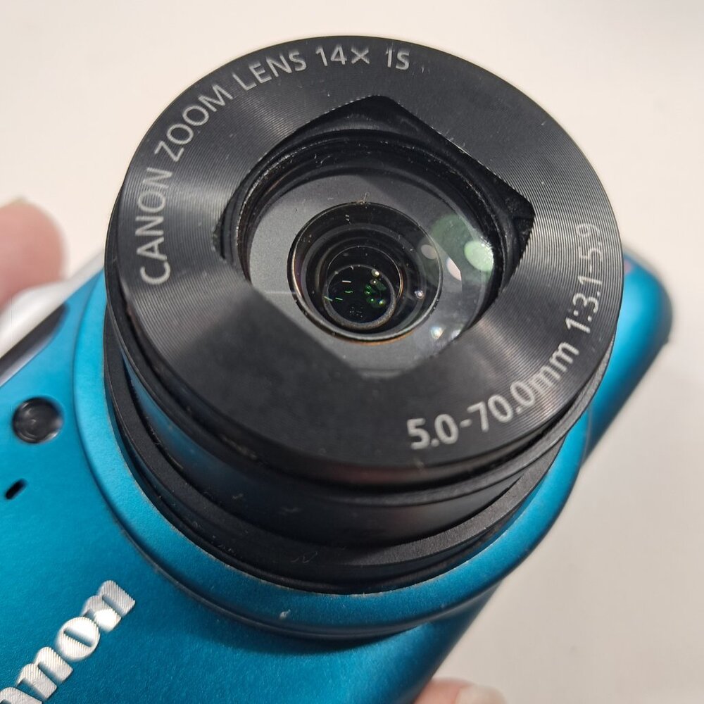 Canon Powershot SX230 HS blue digital camera point & shoot 12.1MP 14x Zoom WORKS - Picture 14 of 16